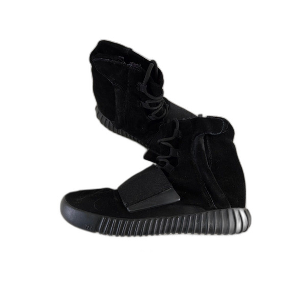 Adidas Yeezy Boost 750 Sneaker Men Size 8 Triple Black Style BB1839 - Picture 2 of 6